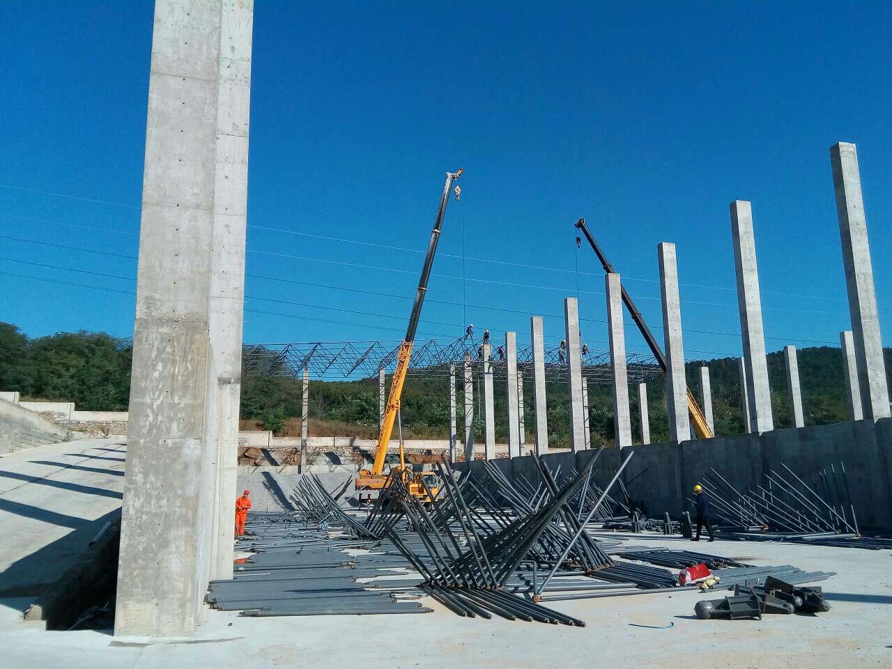 贵阳搅拌站网架